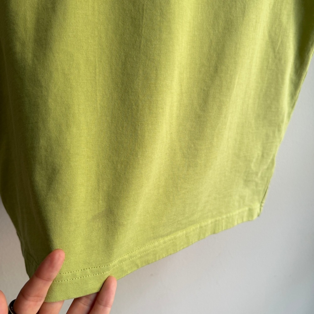 A Blissful State of Mind Boxy Tee Lime Green Small Good - Picture 5 of 10